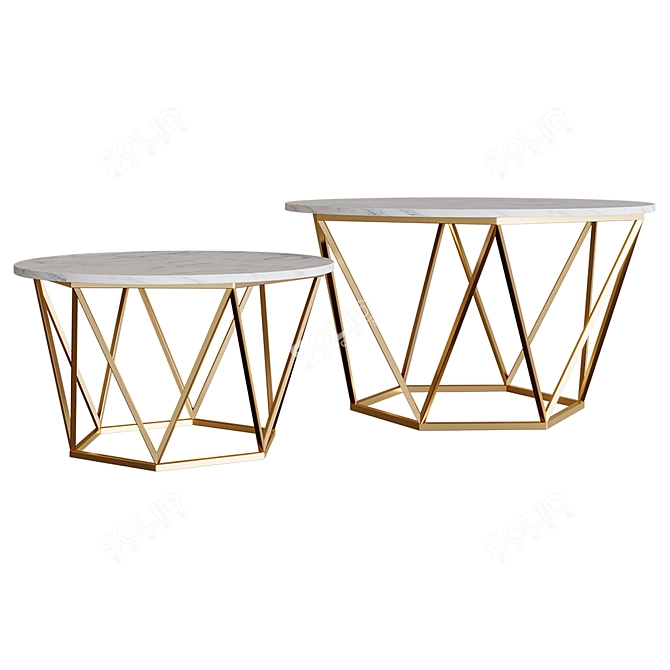 Canora Grey Coffee Table 3D model image 1