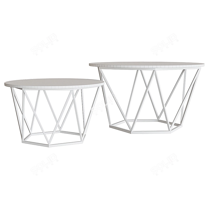 Canora Grey Coffee Table 3D model image 2