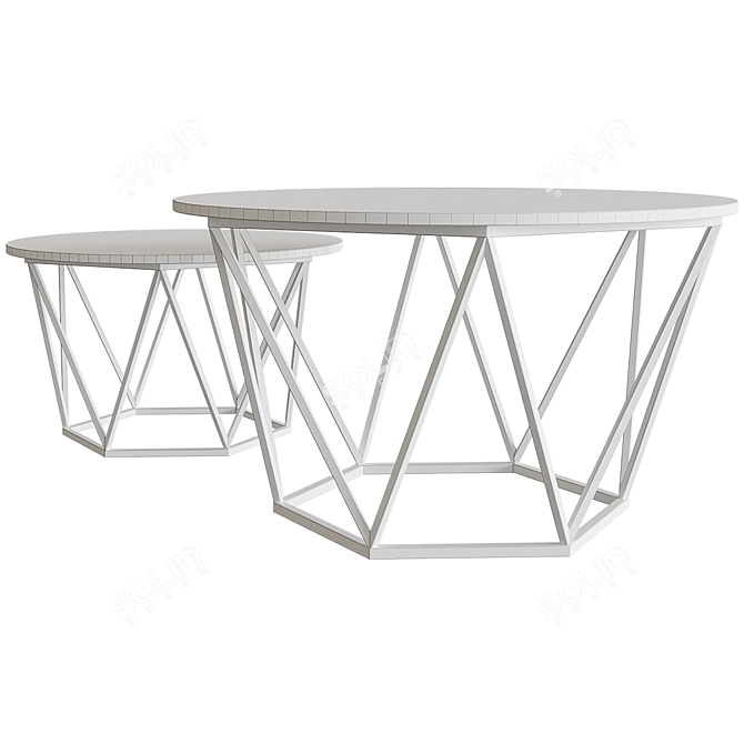 Canora Grey Coffee Table 3D model image 5