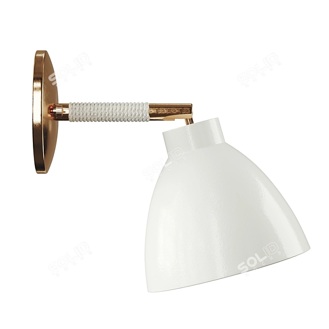 Coastal Charm Iron Sconce 3D model image 2