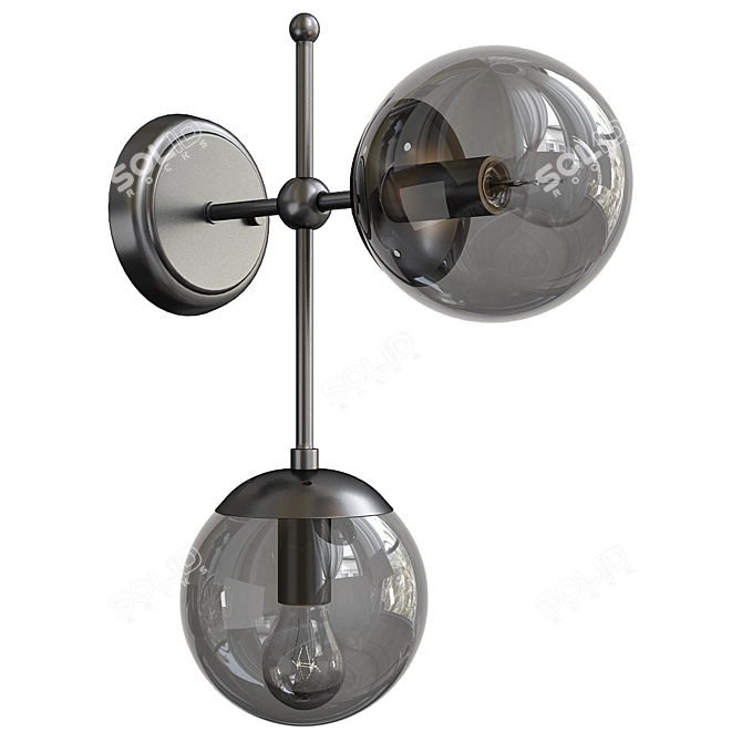 Vele Luce Modena - Elegant Millimeter Precision Wall Lamp 3D model image 1