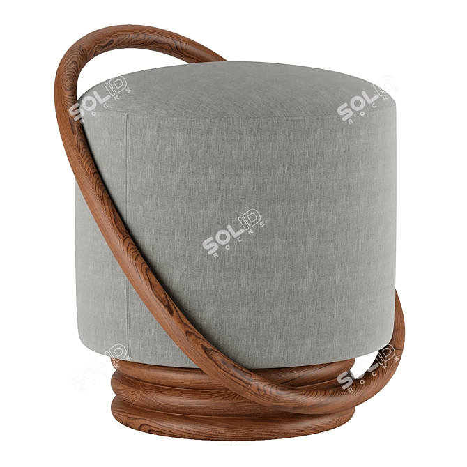 Soothing Comfort Pouf by Porada 3D model image 2
