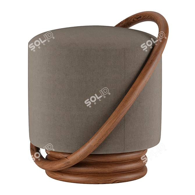 Soothing Comfort Pouf by Porada 3D model image 3