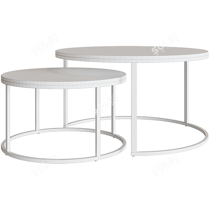 Elegant Rothman Coffee Table 3D model image 2