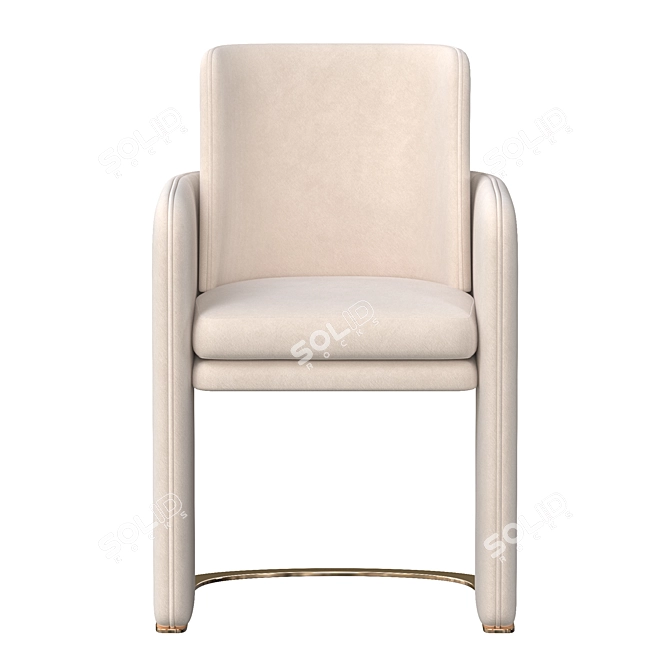 Modern ODISSEIA Chair: Sleek & Stylish 3D model image 2