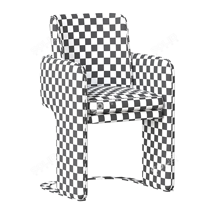 Modern ODISSEIA Chair: Sleek & Stylish 3D model image 7