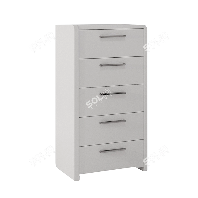 ADEL Gradation Chest of Drawers 3D model image 4