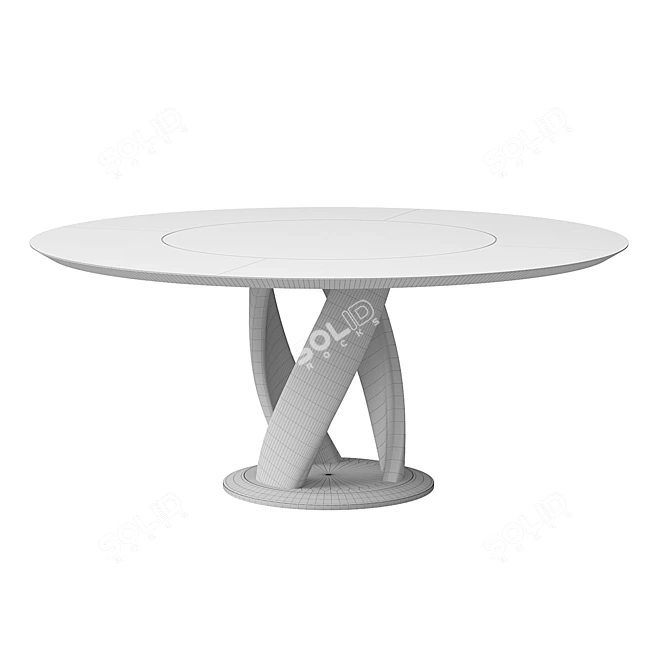 Virtuos D2: Stylish Round Table 3D model image 4