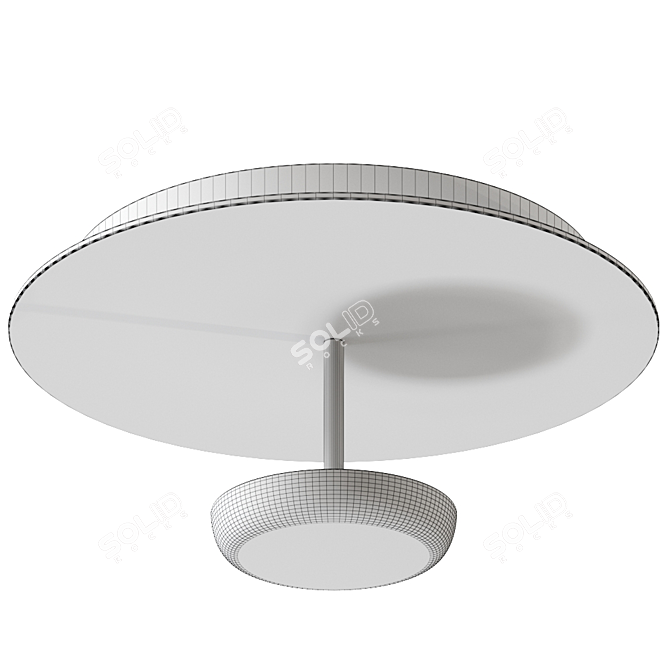 Aurora Contemporary Ceiling Lamp 3D model image 2