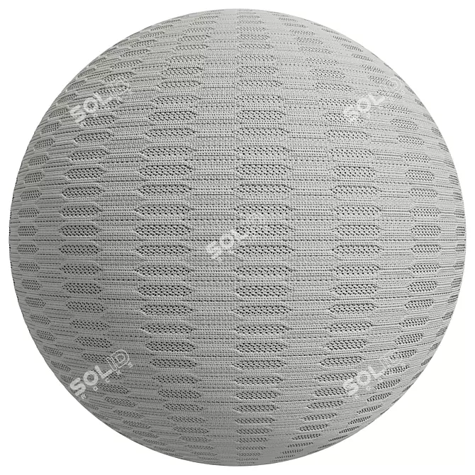  High-Quality Fabric Mesh Spacer 3D model image 3