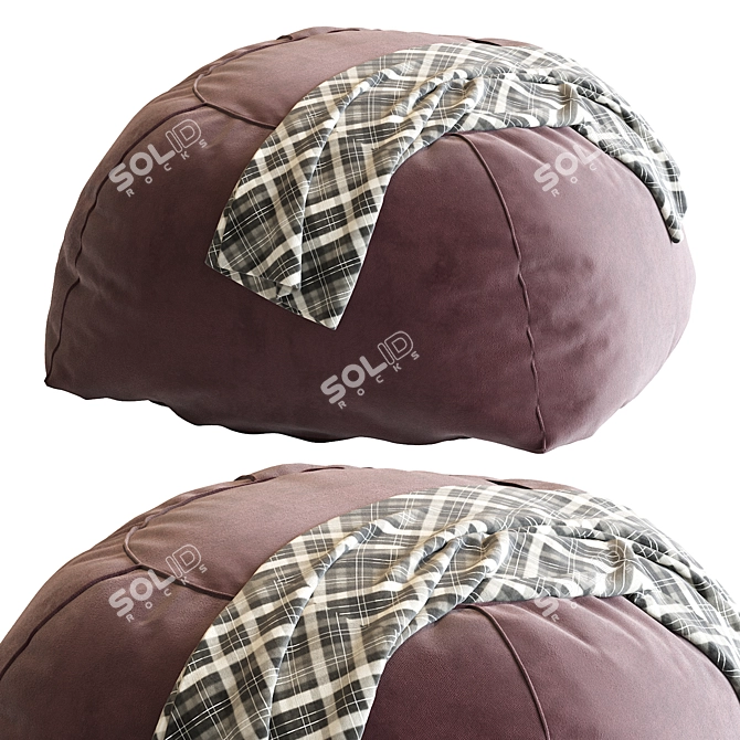 Urban Sack Pouf 3D model image 2