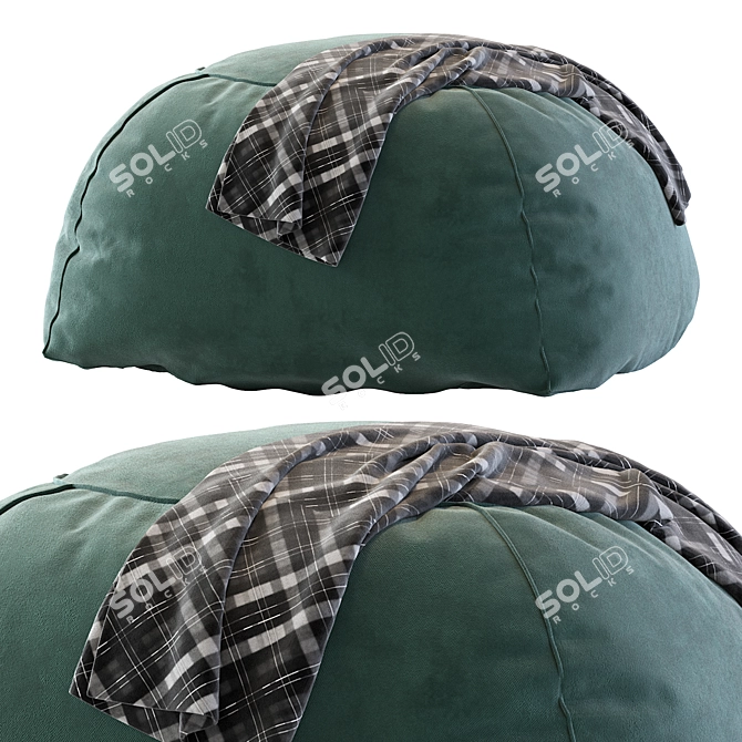 Urban Sack Pouf 3D model image 4