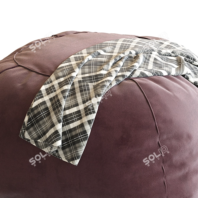 Urban Sack Pouf 3D model image 7