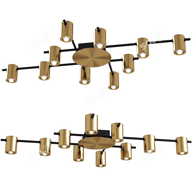 SL1207.402.10 Sleek Veroli Wall Light 3D model image 1