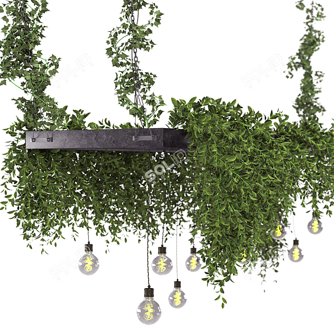 Modern Hanging Plant Stand 3D model image 3