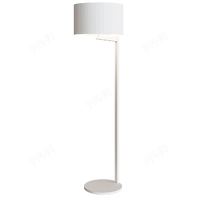 Selene Floor Lamp: Elegant and Functional 3D model image 2