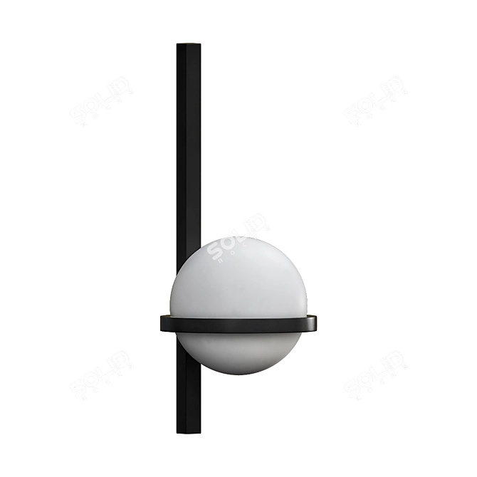 Palma Wall Lamp: Modern Industrial Style Lighting 3D model image 9