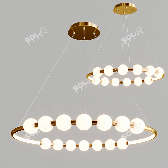 Contemporary Access CH Pendant Light 3D model image 2