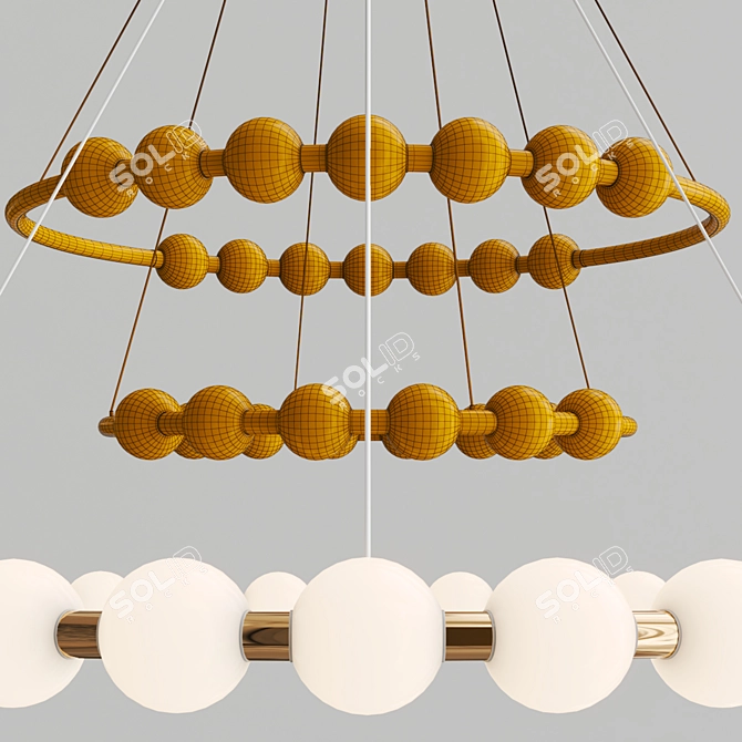 Contemporary Access CH Pendant Light 3D model image 3