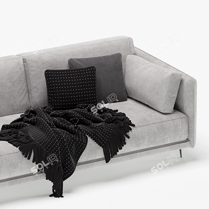 Elegant DItre Italia Krisby Sofa 3D model image 3