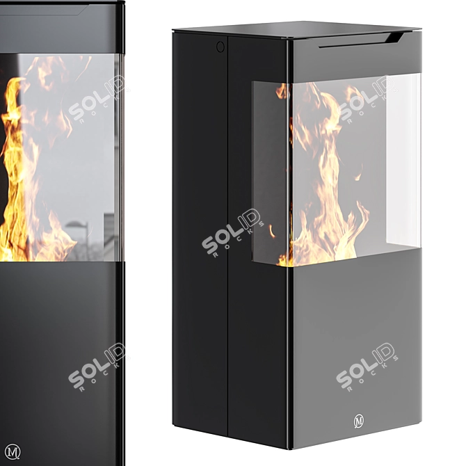 V-SION: the Ultimate Fireplace Experience 3D model image 1