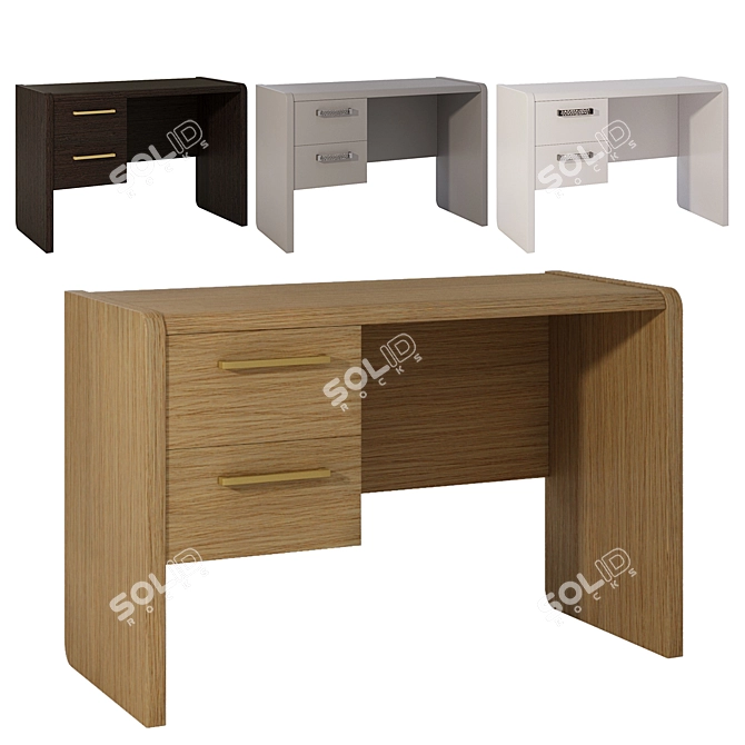 ADEL Collection Writing Desk 3D model image 1