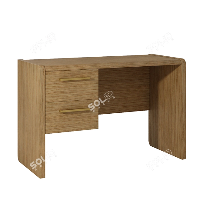 ADEL Collection Writing Desk 3D model image 2