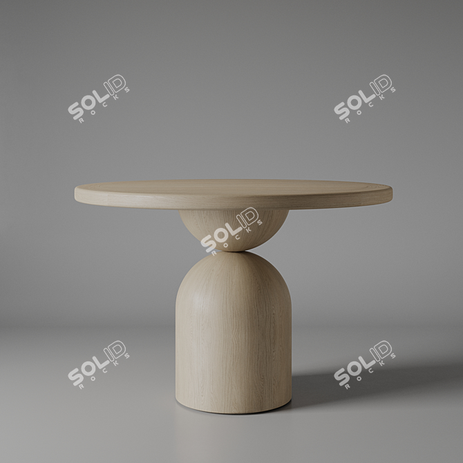 Sleek Bell Table by The WoodRoom 3D model image 3