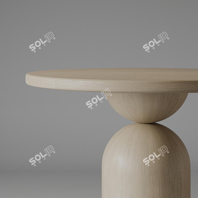 Sleek Bell Table by The WoodRoom 3D model image 4