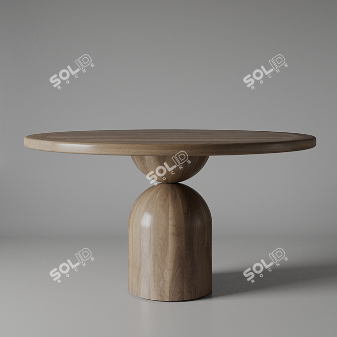 Sleek Bell Table by The WoodRoom 3D model image 5