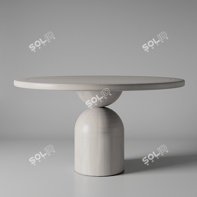 Sleek Bell Table by The WoodRoom 3D model image 6