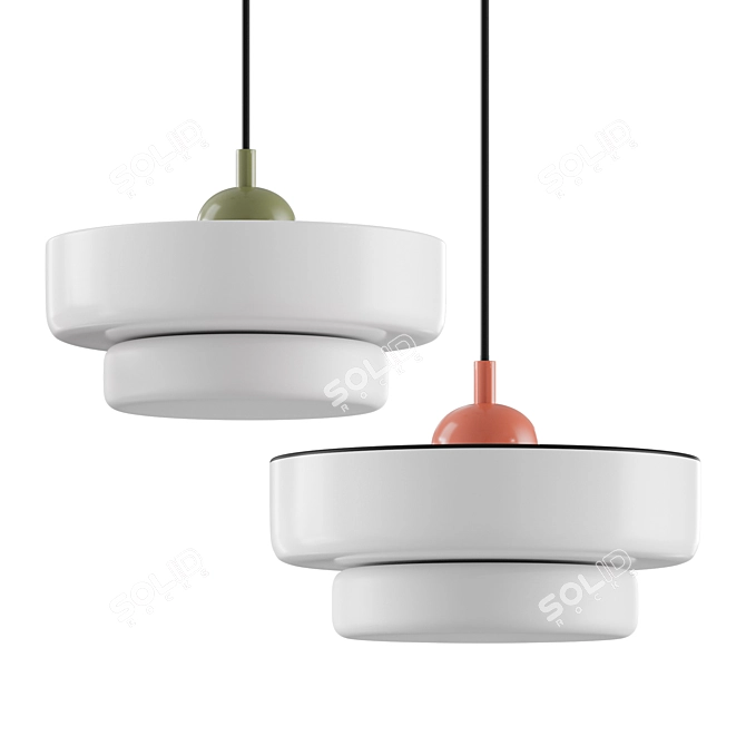 Reversed Glow Pendant | Hanging Lamp 3D model image 2