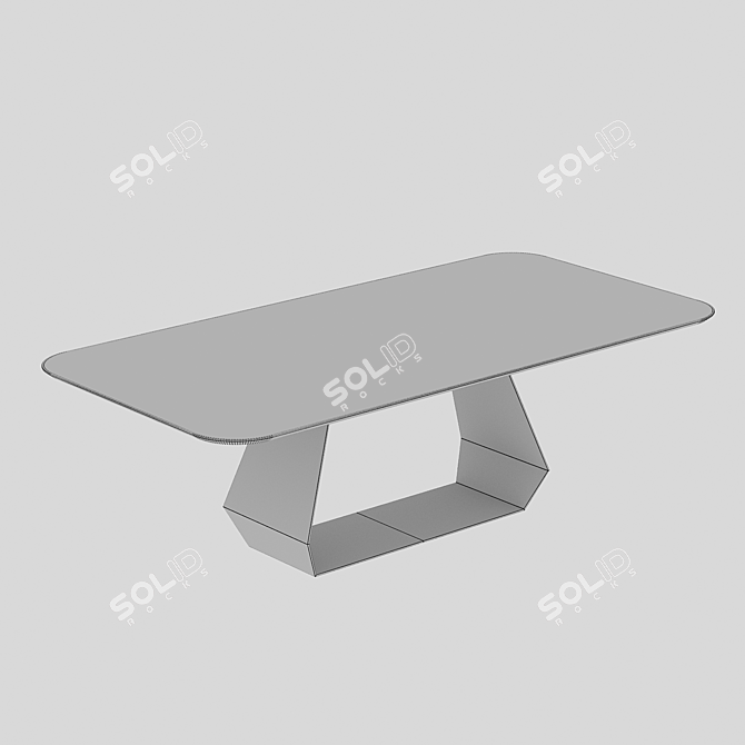 Marblee Designer Dining Table 3D model image 3