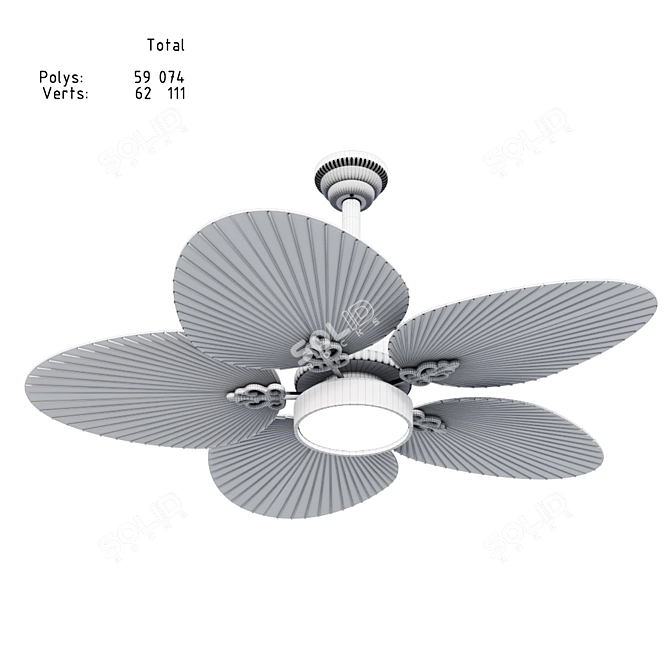 BORMEJO Ceiling Vent: Sleek and Stylish 3D model image 6