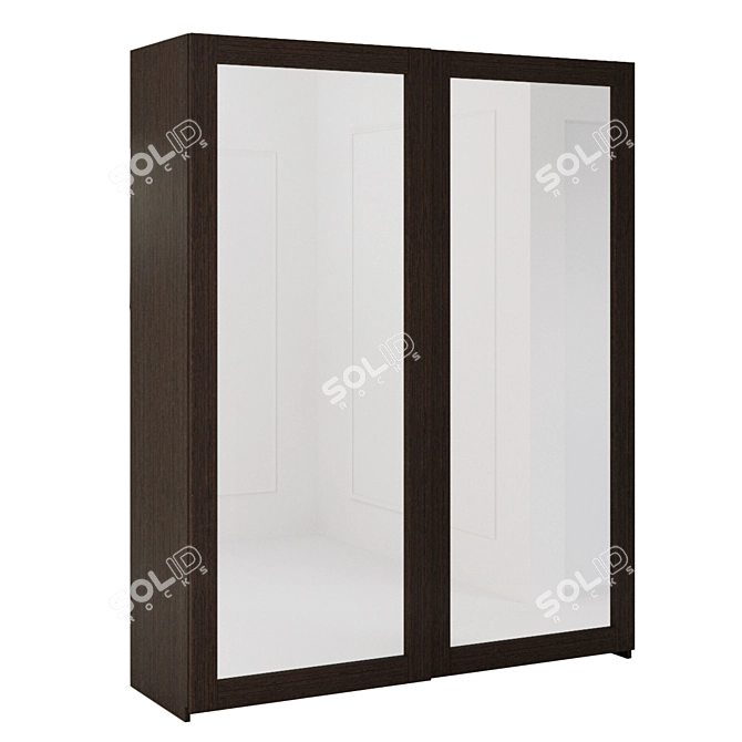 ADEL Wardrobe: Stylish and Spacious Solution 3D model image 2