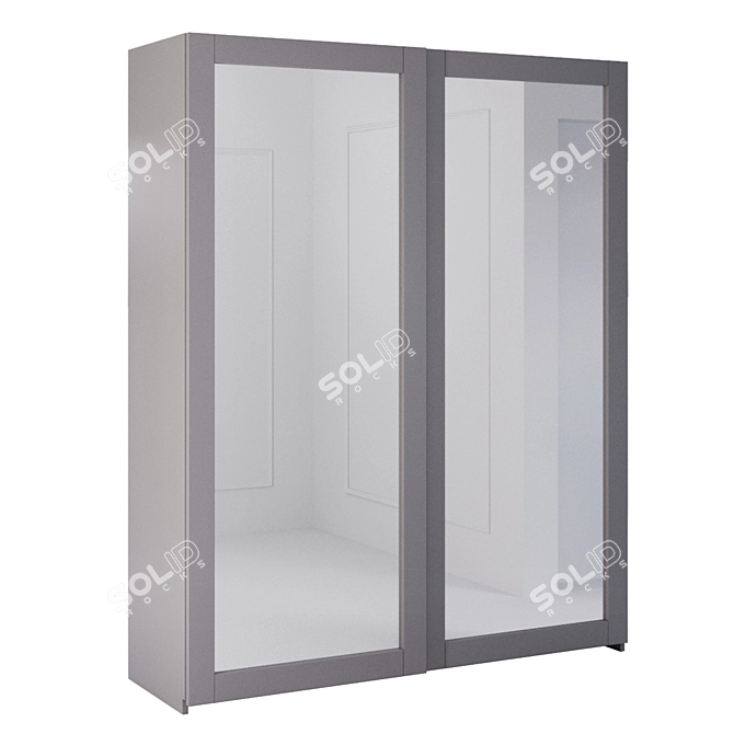 ADEL Wardrobe: Stylish and Spacious Solution 3D model image 3
