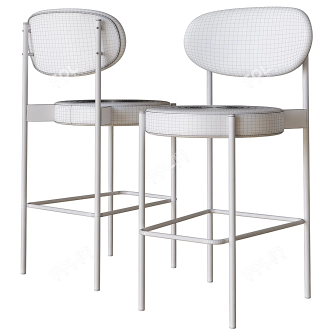 Sleek 430 Bar Stool [Verpan] 3D model image 3