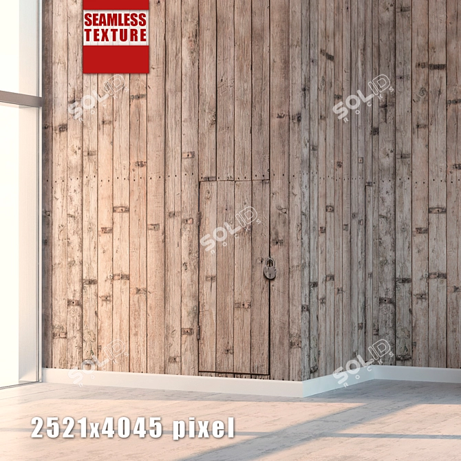 Title: Seamless Wood Texture Kit 3D model image 1