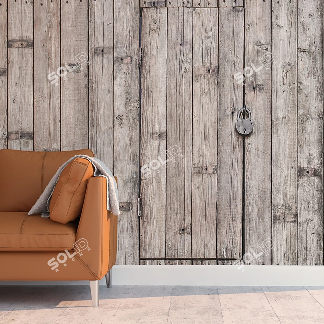 Title: Seamless Wood Texture Kit 3D model image 2