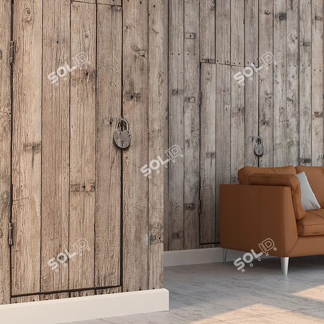 Title: Seamless Wood Texture Kit 3D model image 3