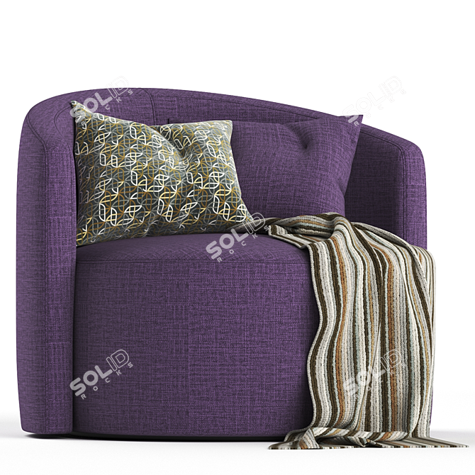 Cosy Retreat Armchair 3D model image 1