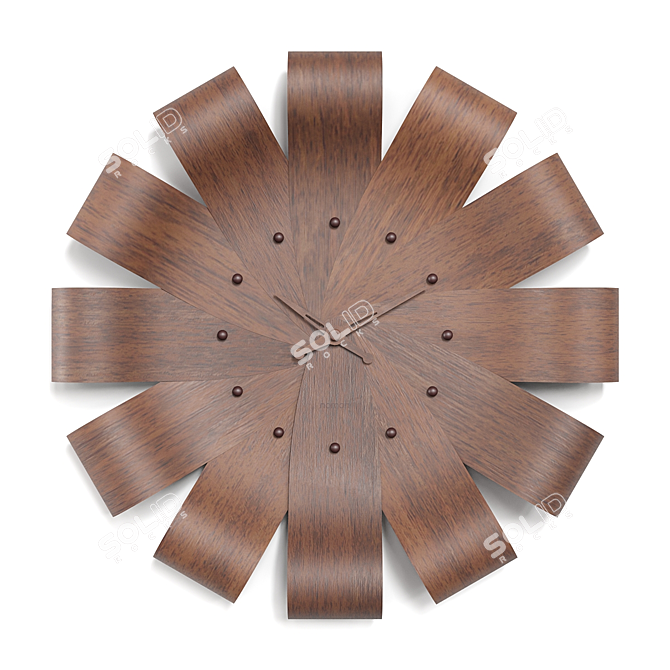 Timeless Elegance: Nomon Ciclo Wall Clock 3D model image 1