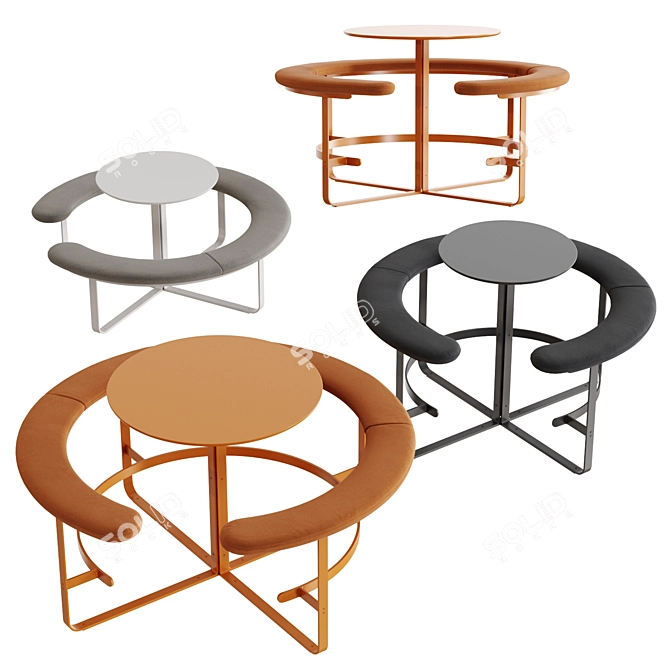 Corona7 Picnic: Ultimate Outdoor Seating 3D model image 1