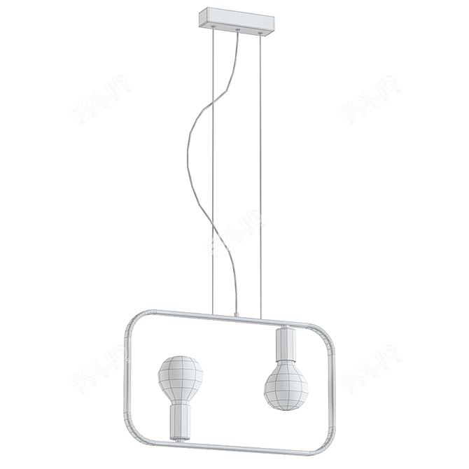 Modern Kros Hanging Lamp 3D model image 2