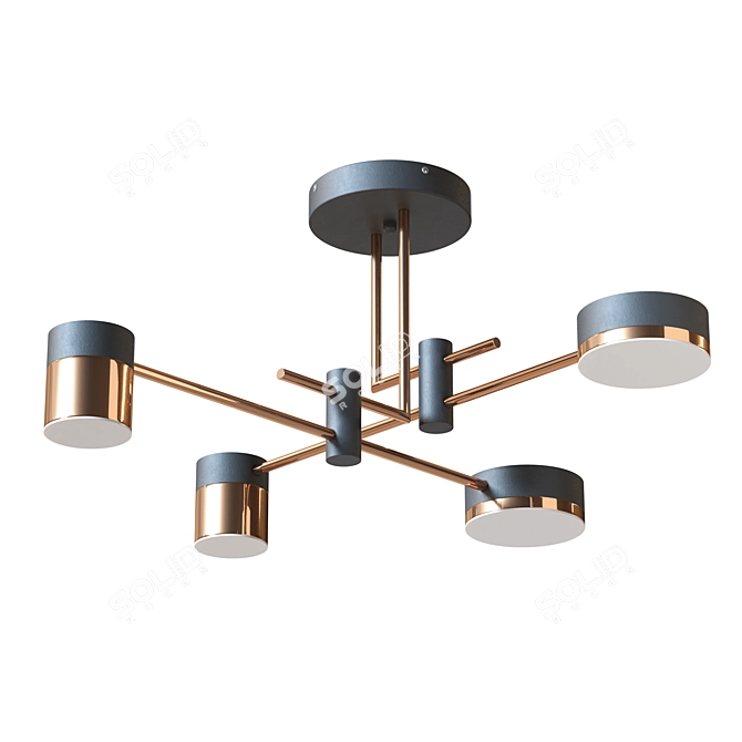 Qinet Pendant Chandelier: Modern Elegance! 3D model image 5