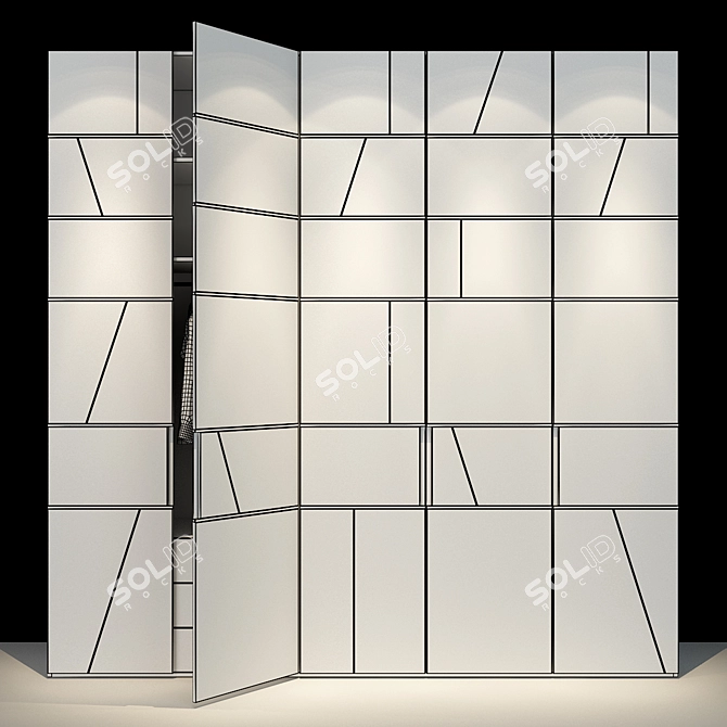 Elegant Terre Wardrobe: 2013 Max 3D model image 2