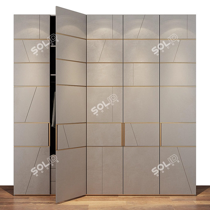 Elegant Terre Wardrobe: 2013 Max 3D model image 3