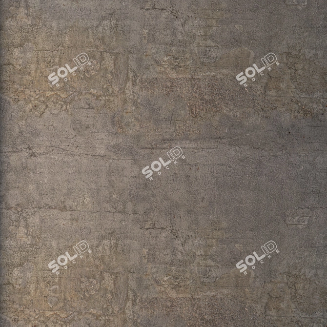 Seamless Concrete Texture 3D model image 4