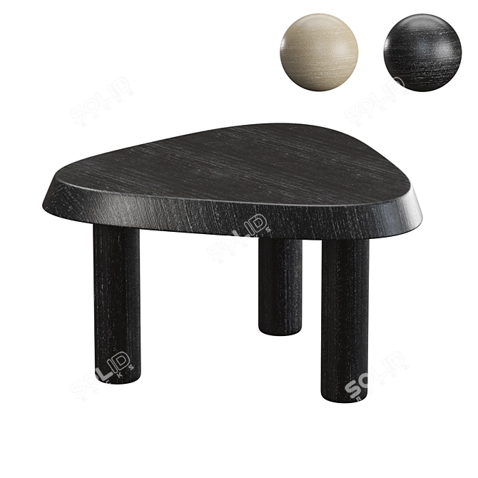 Elegant Briel Coffee Table: A Stylish Addition to Your Space 3D model image 1