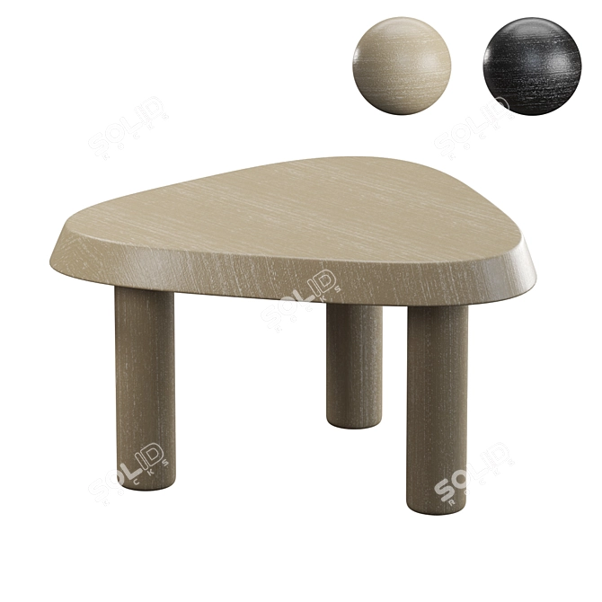 Elegant Briel Coffee Table: A Stylish Addition to Your Space 3D model image 2